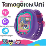 Tamagotchi Uni - Bandai - Modele Violet - Animal de compagnie virtuel connectÈ avec bracelet montre