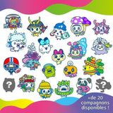 Tamagotchi Uni - Bandai - Modele Violet - Animal de compagnie virtuel connectÈ avec bracelet montre