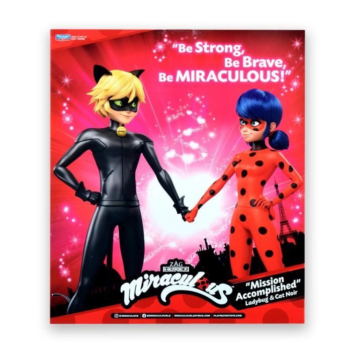 Pack de 2 PoupÈes mannequin 26 cm Miraculous Ladybug - Revivez les aventures de Ladybug et Chat Noir