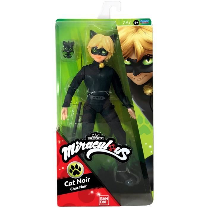 Miraculous - PoupÈe mannequin 26 cm Chat Noir - BANDAI