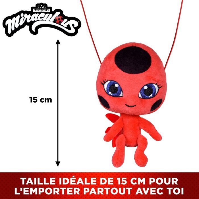 Peluche Tikki - BANDAI - Miraculous - Kwami de création