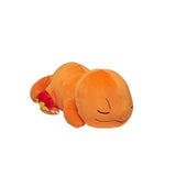 Peluche Salameche Dort 40cm - BANDAI - PokÈmon - Doudou ou Oreiller pour Enfant de 2 ans et plus