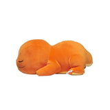 Peluche Salameche Dort 40cm - BANDAI - PokÈmon - Doudou ou Oreiller pour Enfant de 2 ans et plus