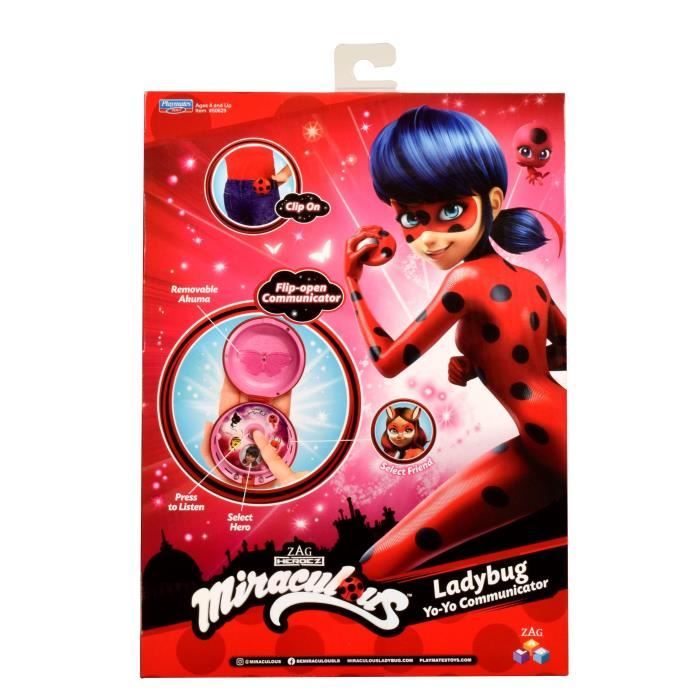Téléphone Magique Ladybug - BANDAI - Miraculous - 30 phrases - Enfant 4 ans - Rose Violet