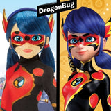Bandai - Miraculous Ladybug - Poupée Dragon Bug 26 cm