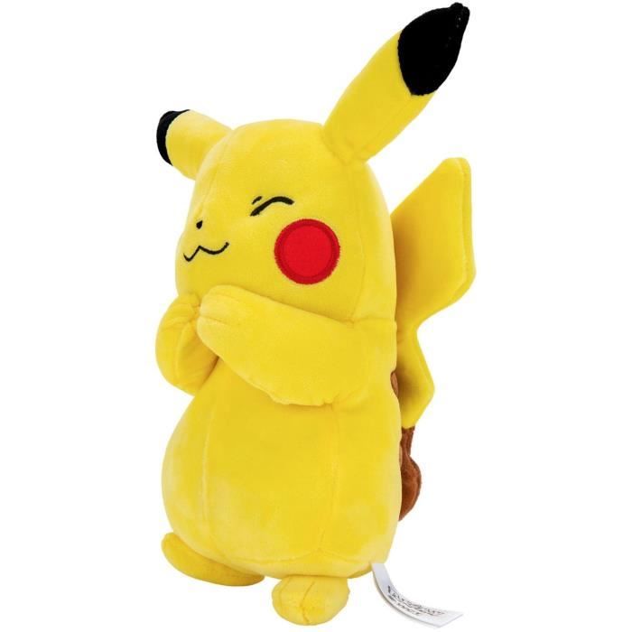 Peluche - BANDAI - PIKACHU - 20CM - Jaune - Pour enfants a partir de 2 ans