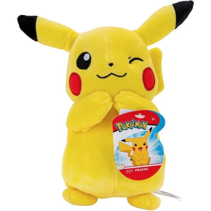 Peluche - BANDAI - PIKACHU - 20CM - Jaune - Pour enfants a partir de 2 ans