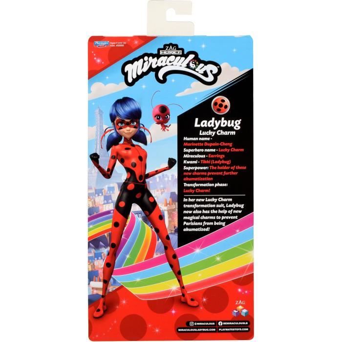 PoupÈe Miraculous 26 cm - BANDAI - Ladybug Lucky Charm