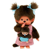 Peluche Monchhichi Maman & BÈbÈ - 20 cm - BANDAI