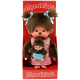 Peluche Monchhichi Maman & BÈbÈ - 20 cm - BANDAI