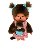 Peluche Monchhichi Maman & BÈbÈ - 20 cm - BANDAI