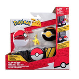 Ceinture Clip 'N' Go BANDAI - PokÈmon - 1 ceinture, 1 PokÈ Ball, 1 Luxury Ball et 1 figurine 5 cm Pikachu