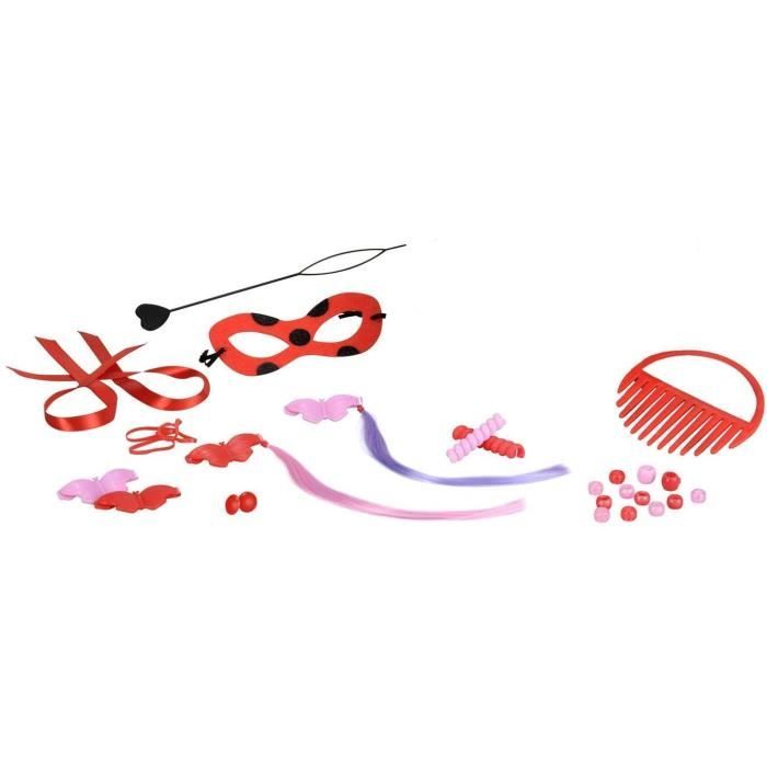 Tete a coiffer Miraculous Ladybug - BANDAI - Rouge - Licence Miraculous - Pour enfant a partir de 4 ans