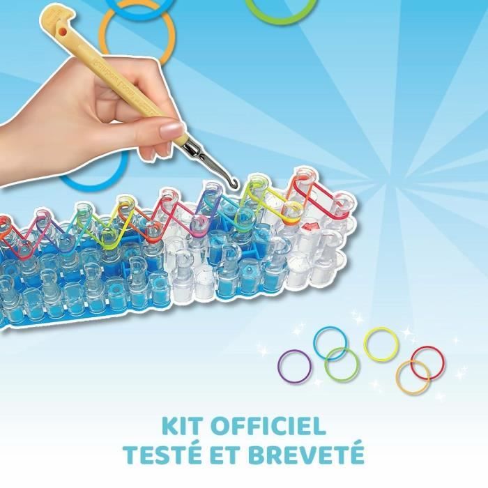 Rainbow Loom Original - Bandai - Métier a tisser avec 600 élastiques - CD00001