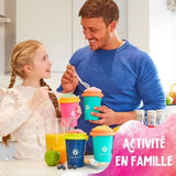 Mug a granité Chillfactor - Bandai - Couleur aléatoire Bleu, Rose ou Vert - fourni avec paille