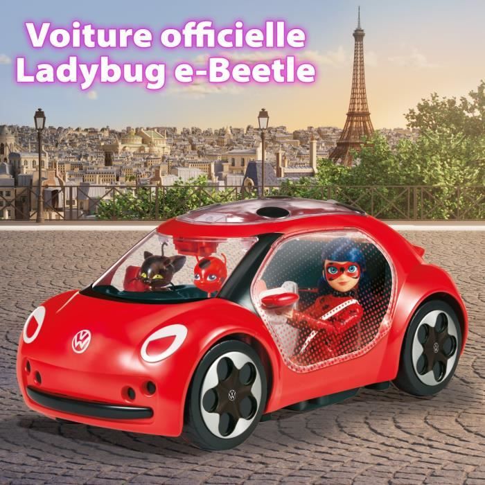 Voiture Miraculous Ladybug - Volkswagen e-Beetle de Ladybug - Bandai