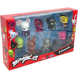 Bandai - Miraculous - Pack de 8 kwamis ñ Collection de Mini-figurines - P50532