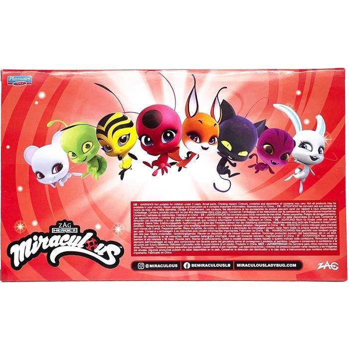 Bandai - Miraculous - Pack de 8 kwamis ñ Collection de Mini-figurines - P50532