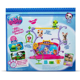 BANDAI - Littlest Pet Shop - Coffret Pets Got Talent - Ensemble de jeu avec 2 animaux, décor et accessoires - BF00558