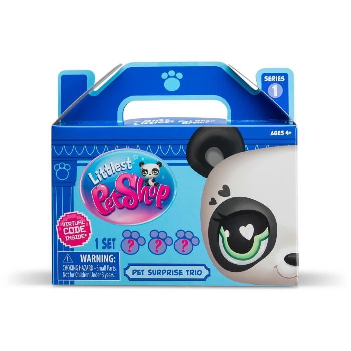 BANDAI - Littlest Pet Shop - 3 Pets surprise - Petits animaux a collectionner - BF00568