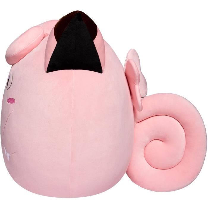 Peluche - BANDAI - PokÈmon - Squishmallows 50 cm - MÈlofÈe (Clefairy) - Grande peluche ultra-douce - Licence officielle PokÈmon