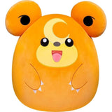 Peluche - BANDAI - PokÈmon - Squishmallows 50 cm - Teddiursa - Grande peluche ultra-douce - Licence officielle PokÈmon