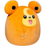 Peluche - BANDAI - PokÈmon - Squishmallows 50 cm - Teddiursa - Grande peluche ultra-douce - Licence officielle PokÈmon