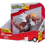 Figurine - BANDAI - PokÈmon lÈgendaires Rexilius - 30 cm, articulÈe, a l'Èchelle des dessins animÈs