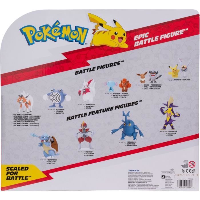 Figurine - BANDAI - PokÈmon lÈgendaires Rexilius - 30 cm, articulÈe, a l'Èchelle des dessins animÈs