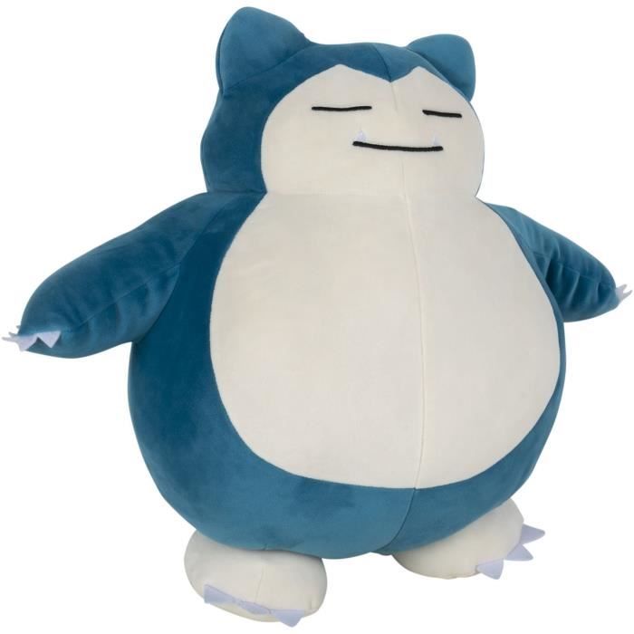 Peluche - BANDAI - PokÈmon Ronflex (Snorlax) - 40 cm, douce et moelleuse