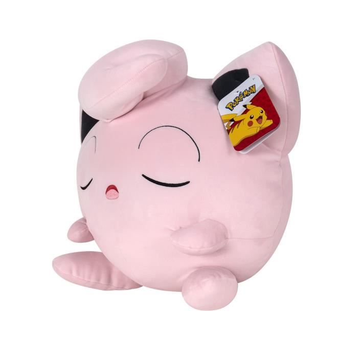 Peluche - BANDAI - PokÈmon Rondoudou (Jigglypuff) - 40 cm, douce et moelleuse