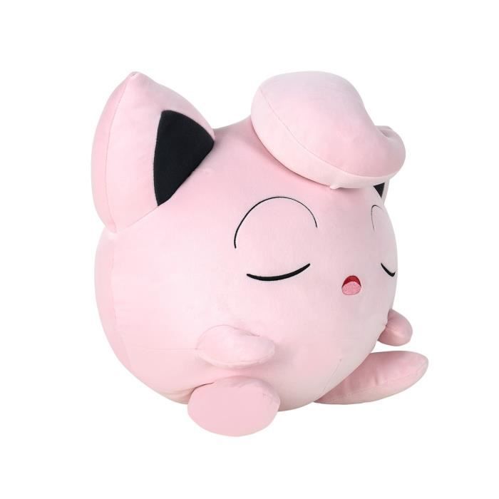 Peluche - BANDAI - PokÈmon Rondoudou (Jigglypuff) - 40 cm, douce et moelleuse