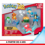 Pack 8 Figurines PokÈmon - BANDAI - JW3063 - Multicolore - Battle PokÈmon