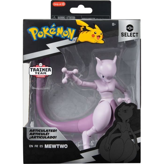 Figurine - BANDAI - PokÈmon Mewtwo - 12 cm, ultra articulÈe et tres dÈtaillÈe