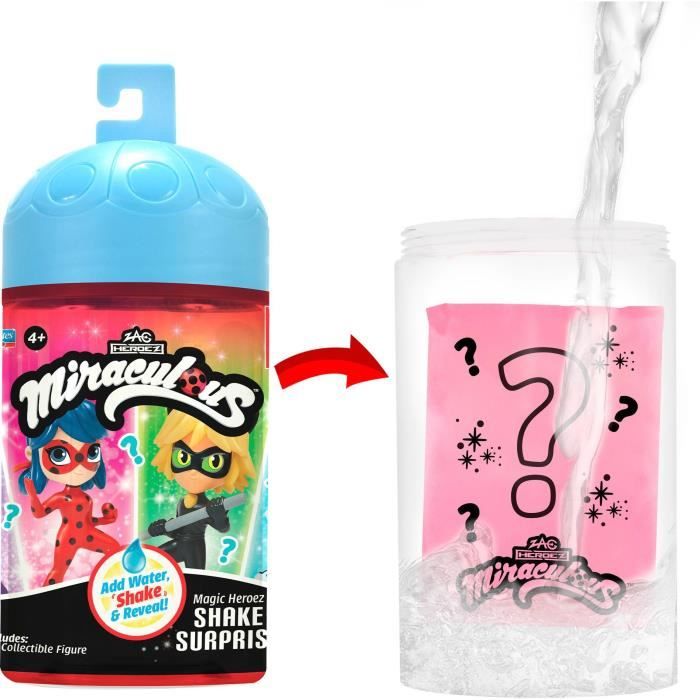 Poupées Chibi Color Change Surprise 10 cm - Miraculous Ladybug - BANDAI - Personnage aléatoire