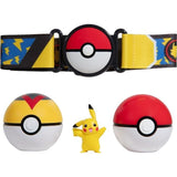 Ceinture Clip 'N' Go Pikachu PokÈmon Day - BANDAI - PokÈmon - 1 ceinture, 2 PokÈ Balls et 1 figurine Pikachu 5 cm