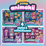 Poupée Personalisable - BANDAI - Animakii - HEA26350 - CyberPunk et Gameuse