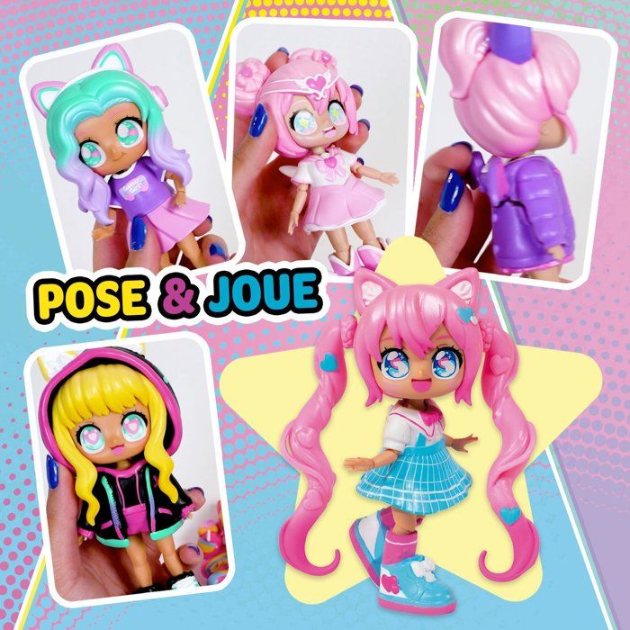 Poupée Personalisable - BANDAI - Animakii - HEA26352 - Magicienne et Ecoliere