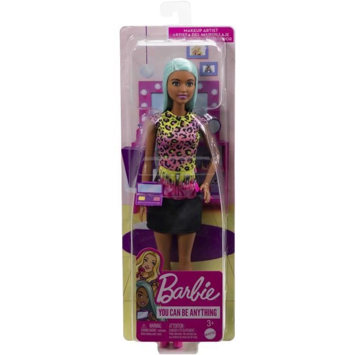 Barbie-Barbie Maquilleuse-PoupÈe avec accessoires HKT66
