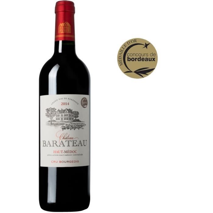 Château Barateau 2014 Haut-Médoc Cru Bourgeoix - Vin rouge de Bordeaux