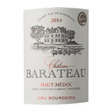 Château Barateau 2014 Haut-Médoc Cru Bourgeoix - Vin rouge de Bordeaux
