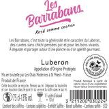 Les Barrabans 2023 Luberon - Vin rosť de la Vallťe du RhŰne
