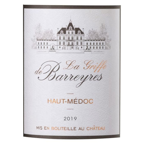 La Griffe de Barreyres 2019 Haut-Médoc - Vin rouge de Bordeaux