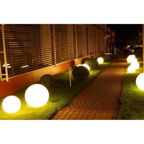 LUMISKY - Boule lumineuse filaire pour extérieur LED - blanc BOBBY - Ř50cm culot E27