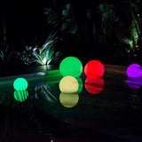 Boule lumineuse flottante - LUMISKY - BOBBY C50 - LED multicolore dimmable - Télécommande - Recharge induction - Ř50 cm