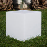 Cube lumineux / tabouret - LUMISKY - CARRY C40 - LED multicolore dimmable - Sans fil - Recharge induction - 40 cm