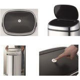 Poubelle de Cuisine Push - CITY - KITCHEN MOVE - 58 L - Ouverture simple pression