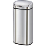 Poubelle de cuisine automatique 80L - Modele MAJESTIC - Acier inox avec cerclage - KITCHEN MOVE