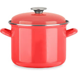 Traiteur - BAUMALU - Tous feux dont induction - Émail 22 x 16 cm - Coloris rouge