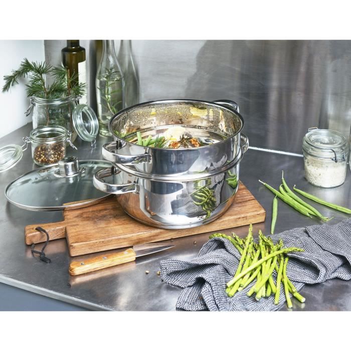 CombinÈ vapeur BAUMALU - 24 cm - 2 corps